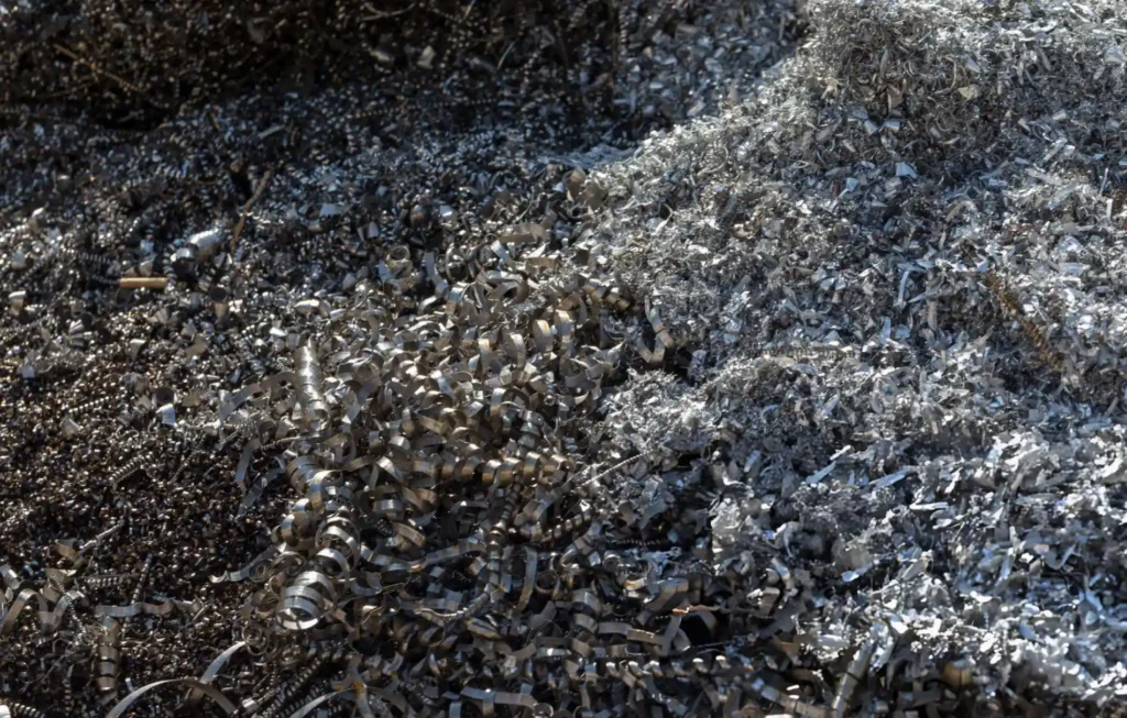 Turning Iron Scrap
